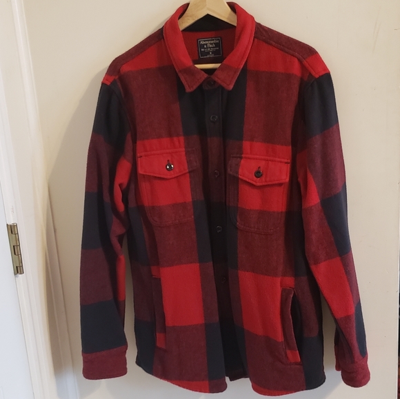 Abercrombie Flannel Shacket - Picture 1 of 3